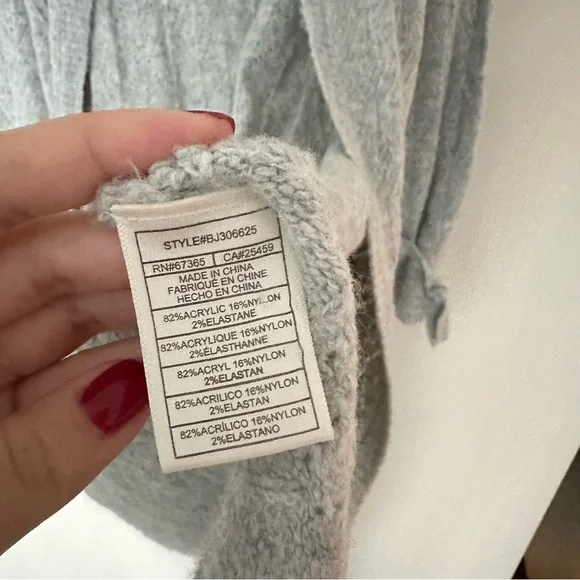 BB DAKOTA Gray Tie Tryin' Cardigan - Picture 10 of 10